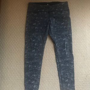 Printed Work Out Tights